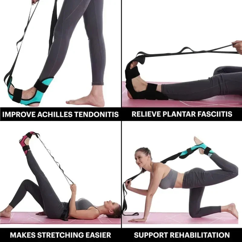 Addie’s AlignCurve™ | FlexStep™ Multi-Loop Plantar Fasciitis Stretcher (The Leg & Foot Mobility Trainer)